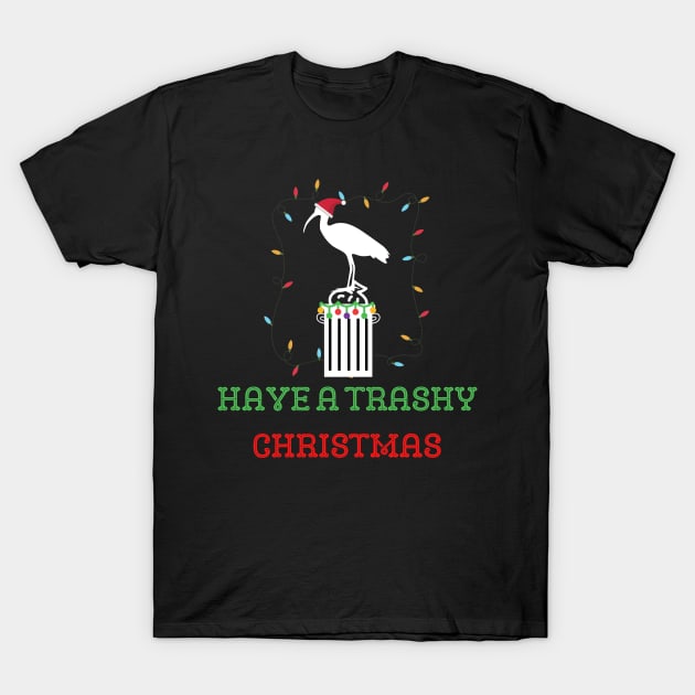 Xmas Bin Chicken T-Shirt by SybaDesign